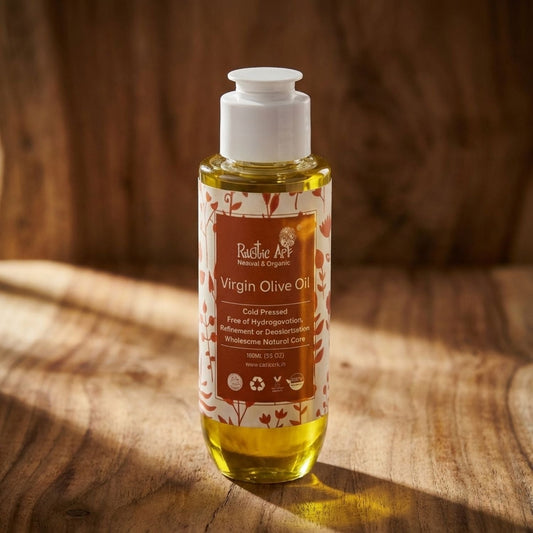 Organic Virgin Olive Oil (100ml), Rustic Art