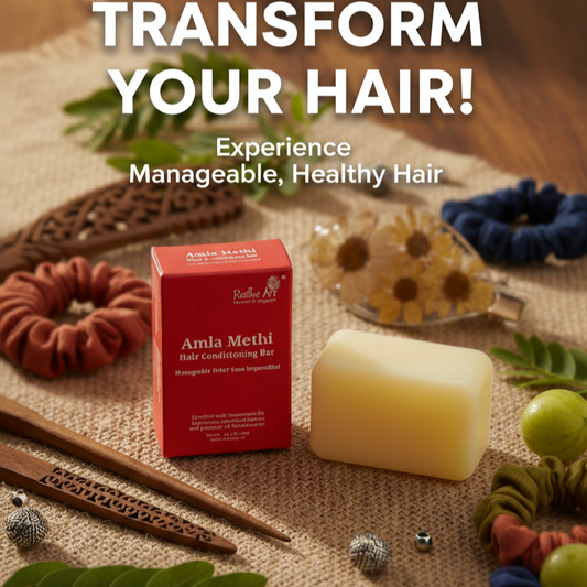 Amla Methi Hair Conditioning Bar, Rustic Art