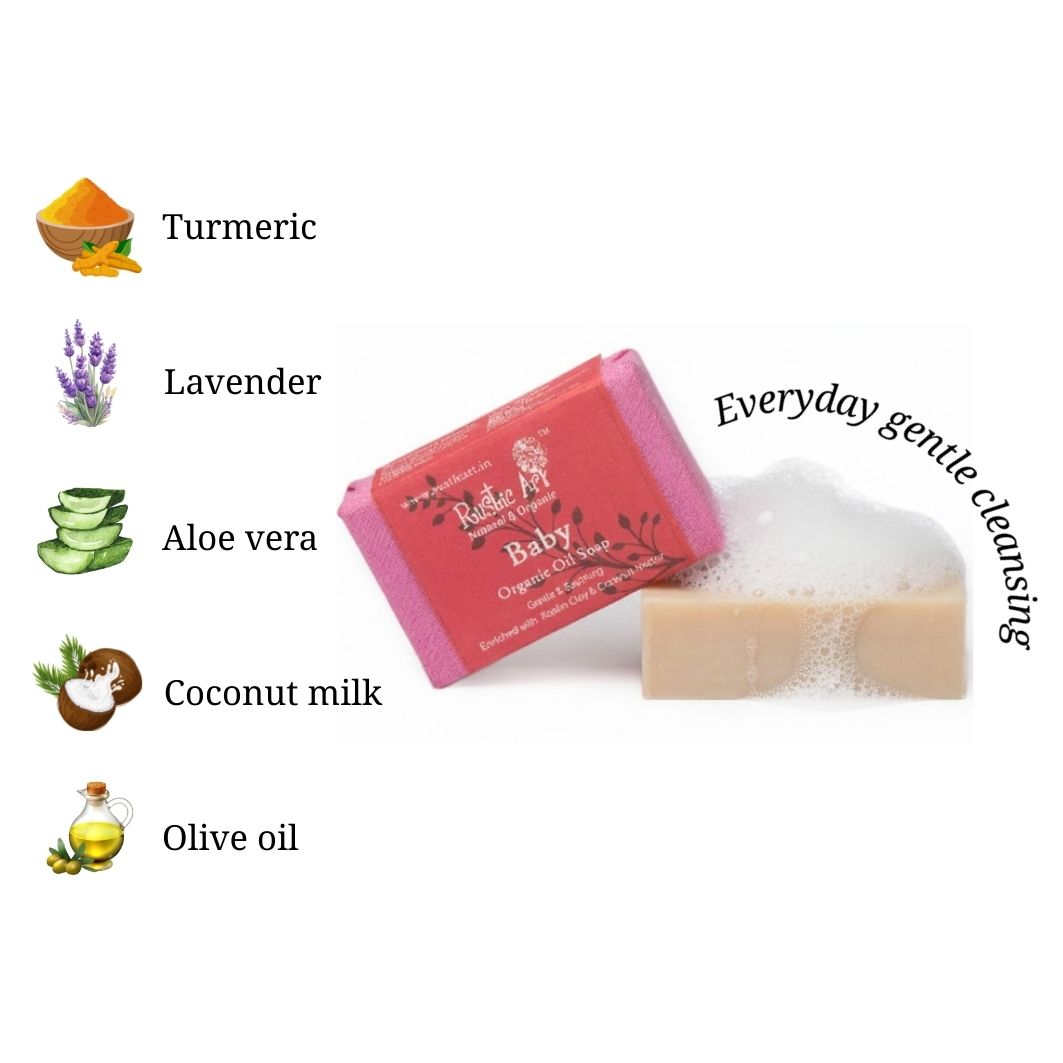 Baby Soap (100gm), Rustic Art