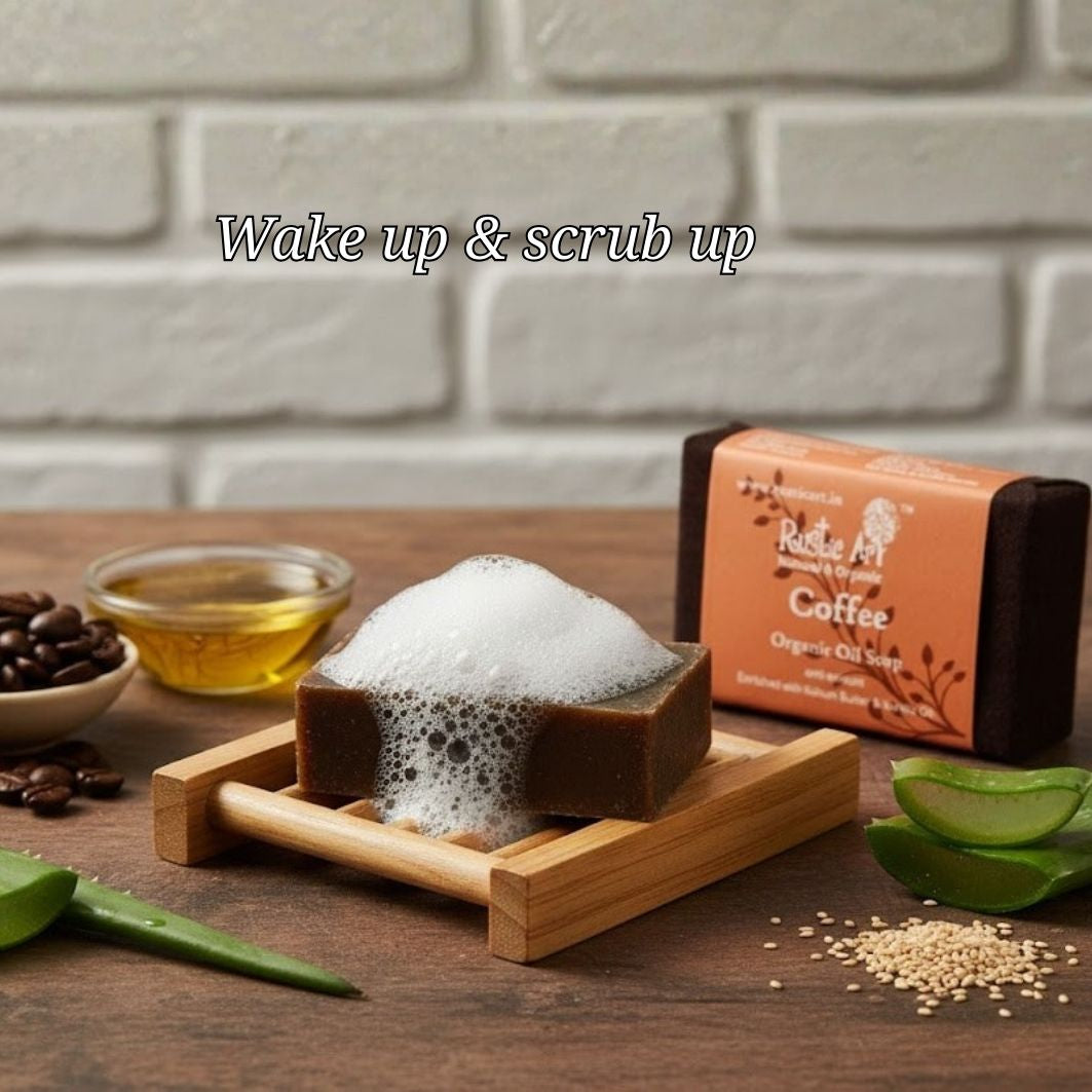 Coffee Soap (100gm), Rustic Art