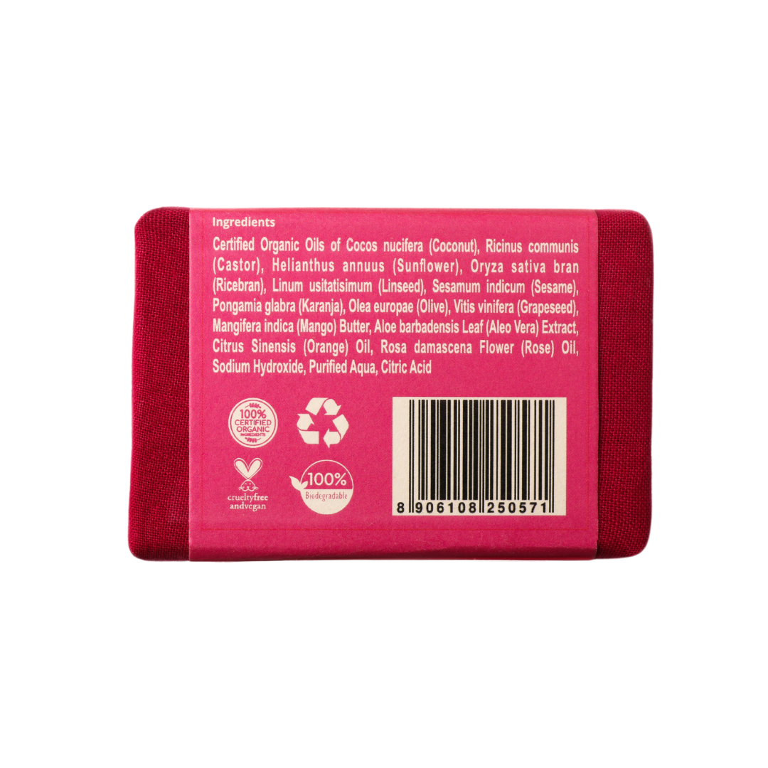 Country Rose Soap (100gm), Rustic Art