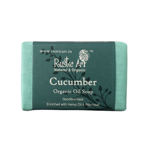 Cucumber Soap (100gm), Rustic Art