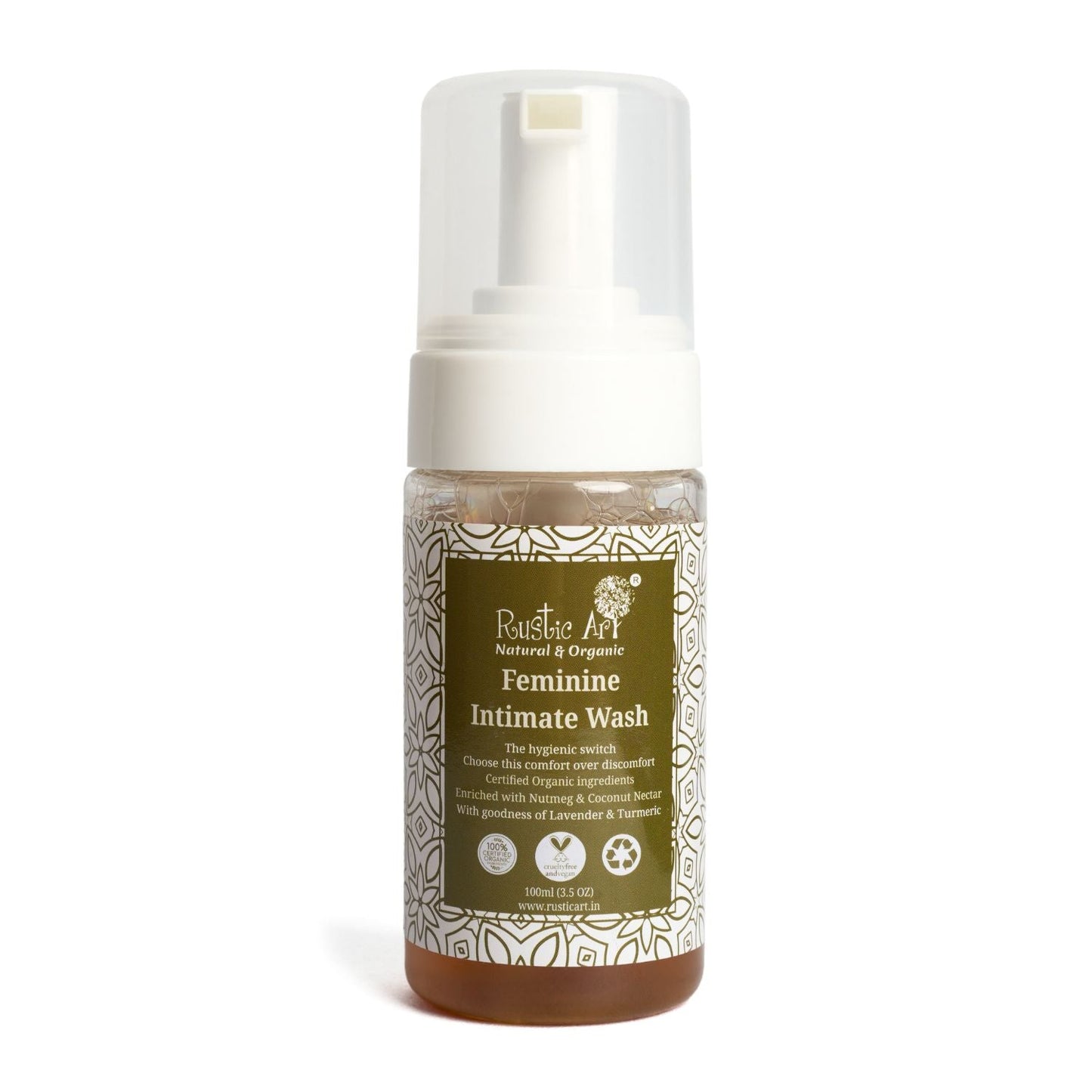 Feminine Intimate Wash (100ml), Rustic Art