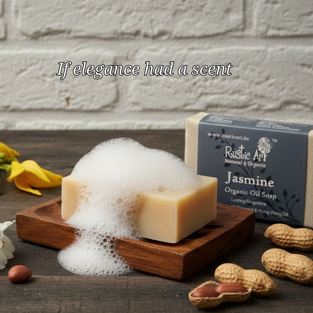 Jasmine Soap (100gm), Rustic Art
