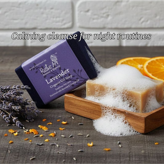 Lavender Soap (100gm), Rustic Art