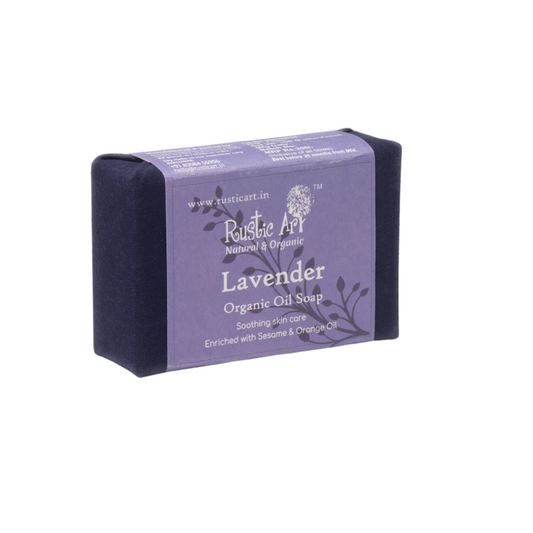 Lavender Soap (100gm), Rustic Art