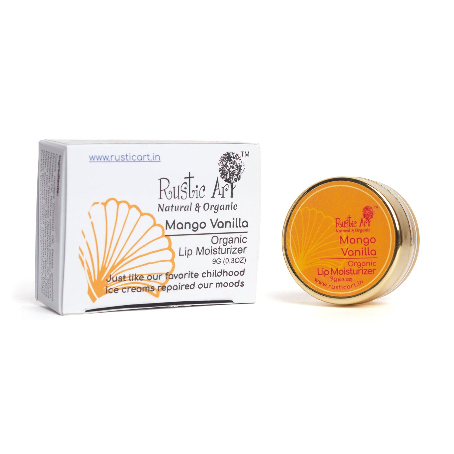 Mango Vanilla Lip Moisturizer (9gm) | Organic, Vegan