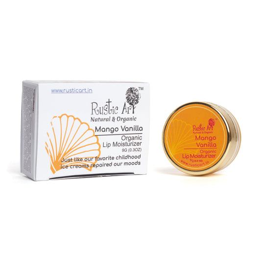 Mango Vanilla Lip Moisturizer (9gm) | Organic, Vegan