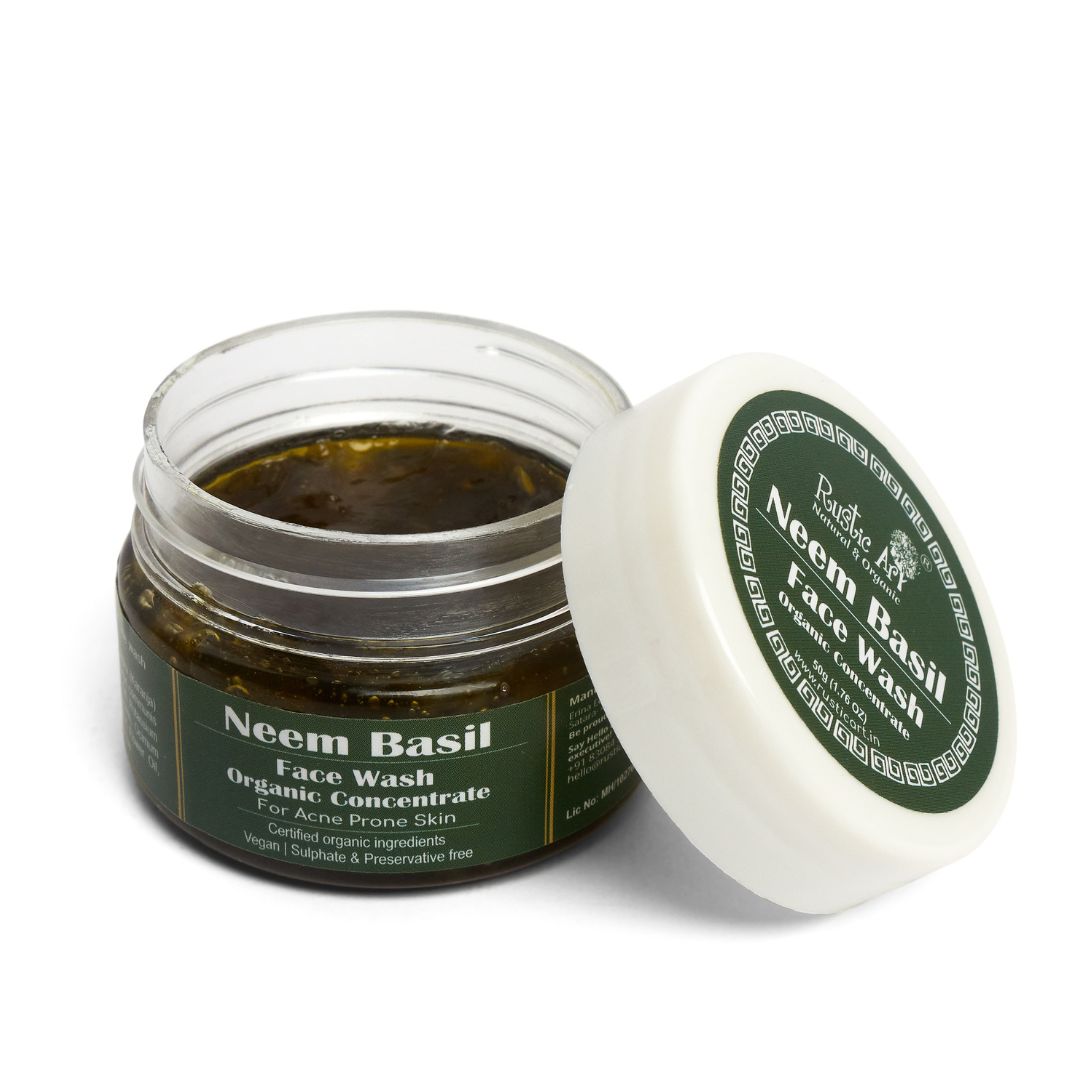 Neem Basil Face Wash Concentrate (50gm)