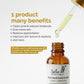 Neem Basil Facial Serum | Vitamin C & Bakuchiol, Rustic Art