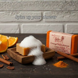 Orange & Cinnamon Soap (100gm), Rustic Art