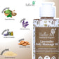 Organic Lavender Body Massage Oil (200ml), Rustic Art