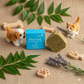 Pet Shampoo Bar with Neem Extract & Nano Silver (75g), Rustic Art