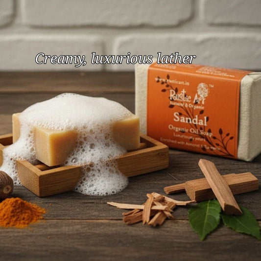 Sandal Soap (100gm), Rustic Art