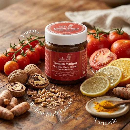 Tomato Walnut Body & Face Scrub Concentrate (200gm)