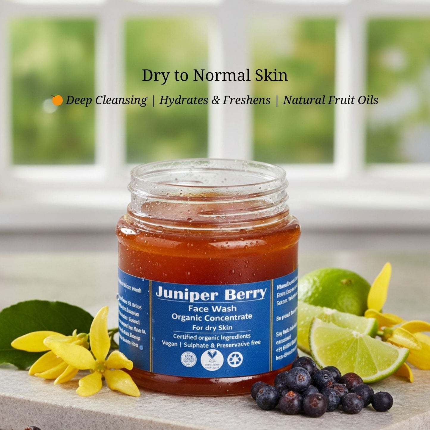 Juniper Berry Face Wash Concentrate (125gm)
