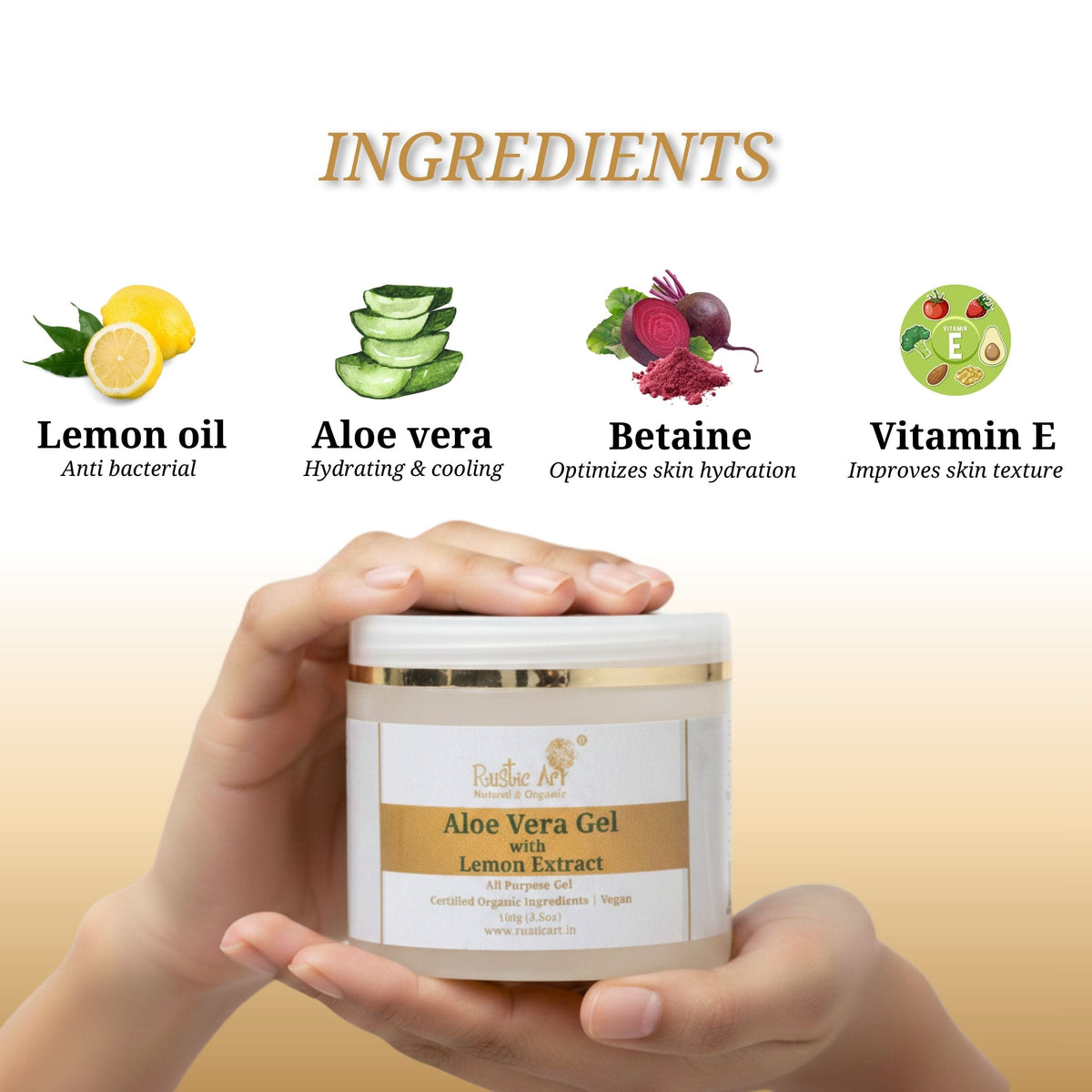 Aloe Vera Lemon Gel (100gm)