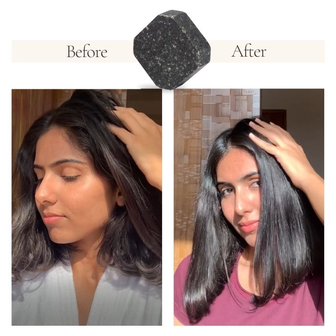 Neem Tulsi Shampoo Bar | Oily to Normal Hair, Dandruff Prone Scalp (75g)