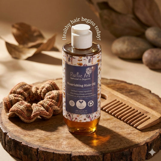 Nourishing Hair Oil 200ml with Rosemary & Brahmi
