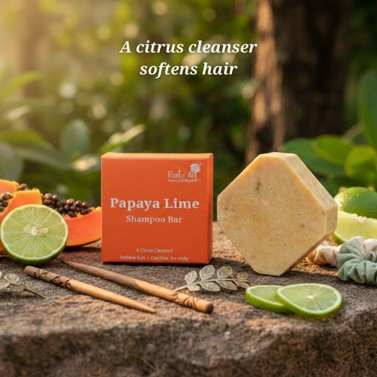 Papaya Lime Shampoo Bar | All Hair Types (75g)