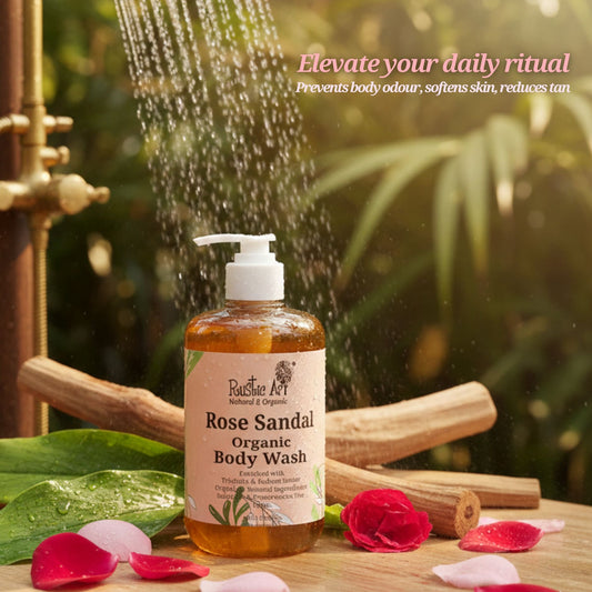Rose Sandal Body Wash (300ml)